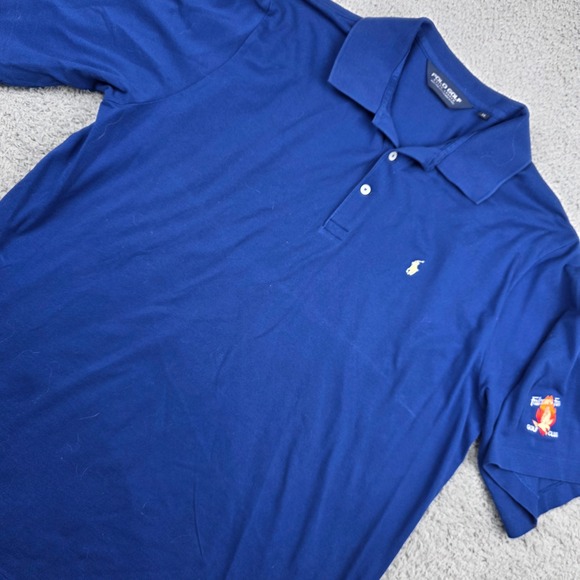 Polo Ralph Lauren Other - Polo Golf Ralph Lauren Blue Pima Cotton Polo‎ Shirt XL Falcon's Fire Golf Club